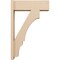 Ekena Millwork 7 1/2-in W x 22-in D x 34-in H Balboa Block Rough Cedar Woodgrain TimberThane Outlooker, Primed Tan OUTUR075X22X34BOA44RCPR - alternate 5